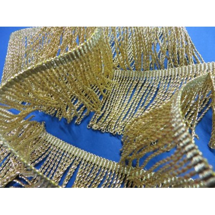 Fleco dorado metalizado