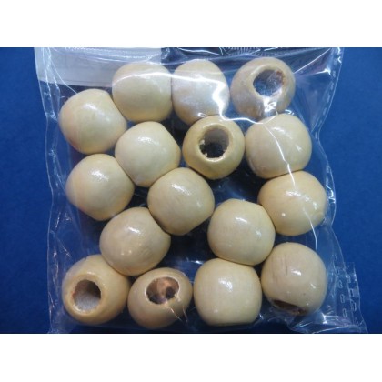 Bolas madera agujero grande