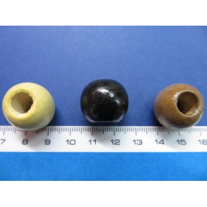 Bolas madera agujero grande