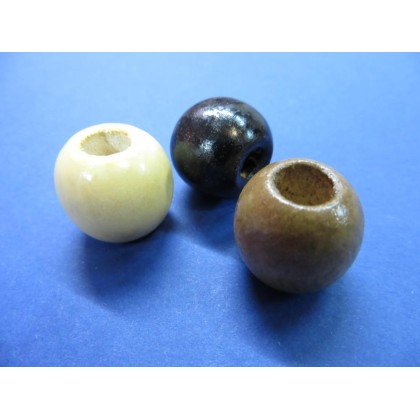 Bolas madera agujero grande
