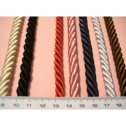Cordón de seda Rayon 8mm
