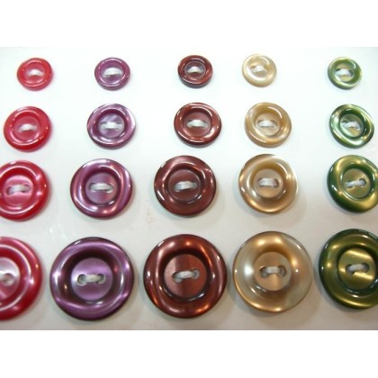 Botón Nacarina dos agujeros Cazoleta