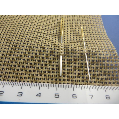 Cañamazo liso medio punto