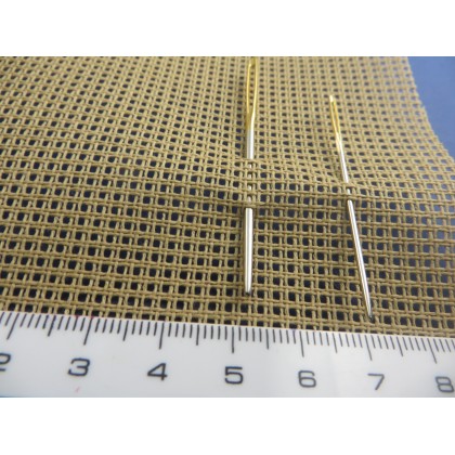 Cañamazo liso medio punto