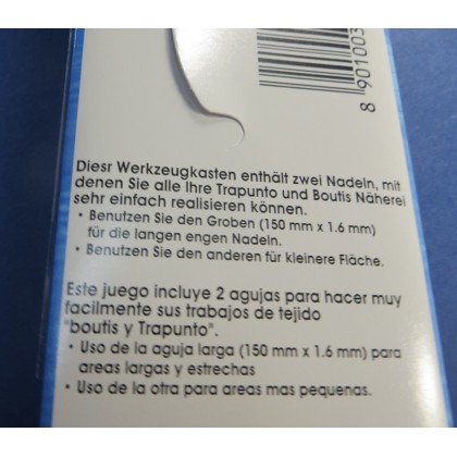 Agujas TRAPUNTO-BOUTIS