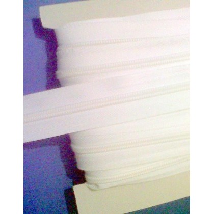 Cremallera a metros-Malla 3-Blanca