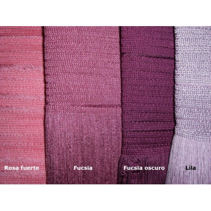 Fleco de seda (rayon) - 10cm