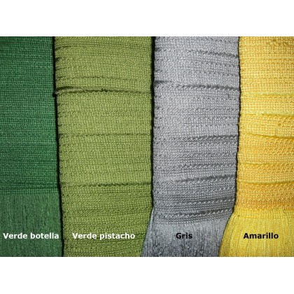 Fleco de seda (rayon) - 10cm