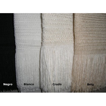 Fleco de seda (rayon) - 15cm