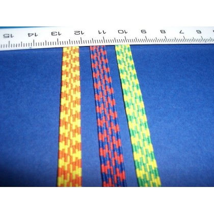 Trencilla elástica bicolor