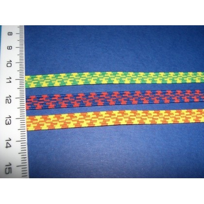Trencilla elástica bicolor