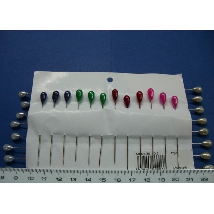 Alfiler grande - cabeza Lagrima