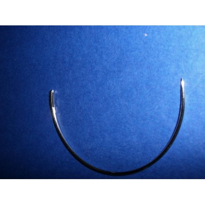 Aguja coser curvada