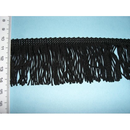 Fleco de seda (rayon) - 4cm