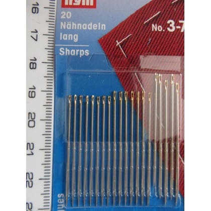 Agujas de coser largas