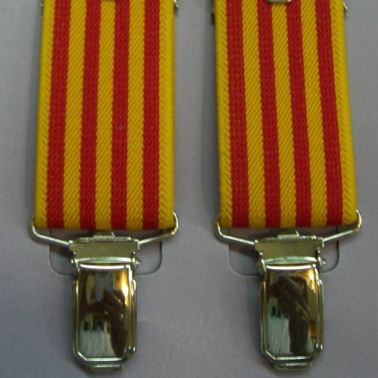 Tirantes bandera catalana