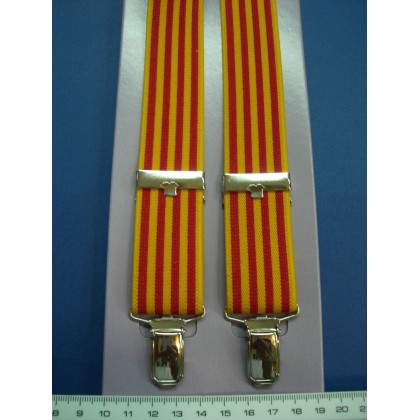 Tirantes bandera catalana