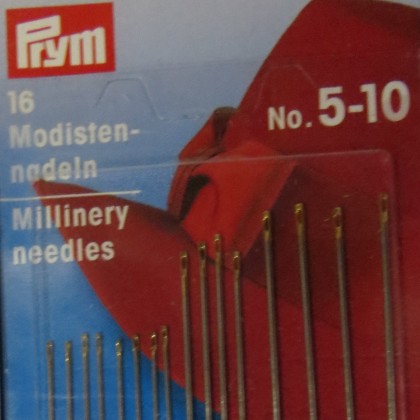 Agujas coser largas "Modista"