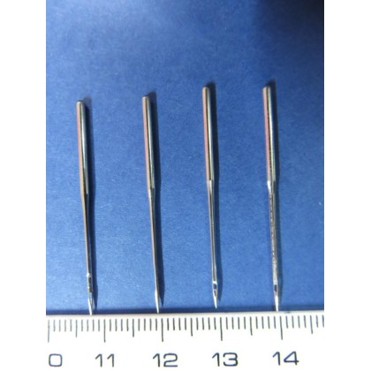 Agujas máquina talón redondo